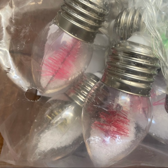 3  NWT sets of target snow  Christmas tree LED  lights pink red green bl… - Picture 3 of 8